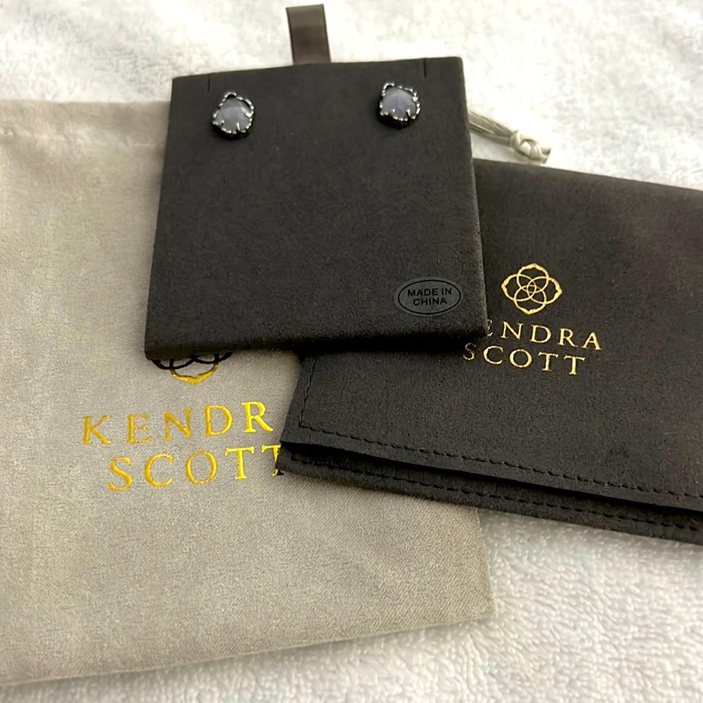 Kendra Scott silver earrings